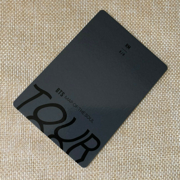 BTS RAP MONSTER 8/8 [ Map Of The Soul Tour Official Mini Photocard ] / New / +G
